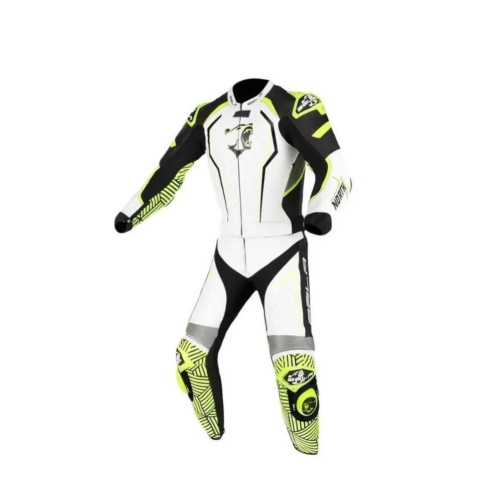 Bela North Star Motorcycle Racing 2 PC Leather Suit