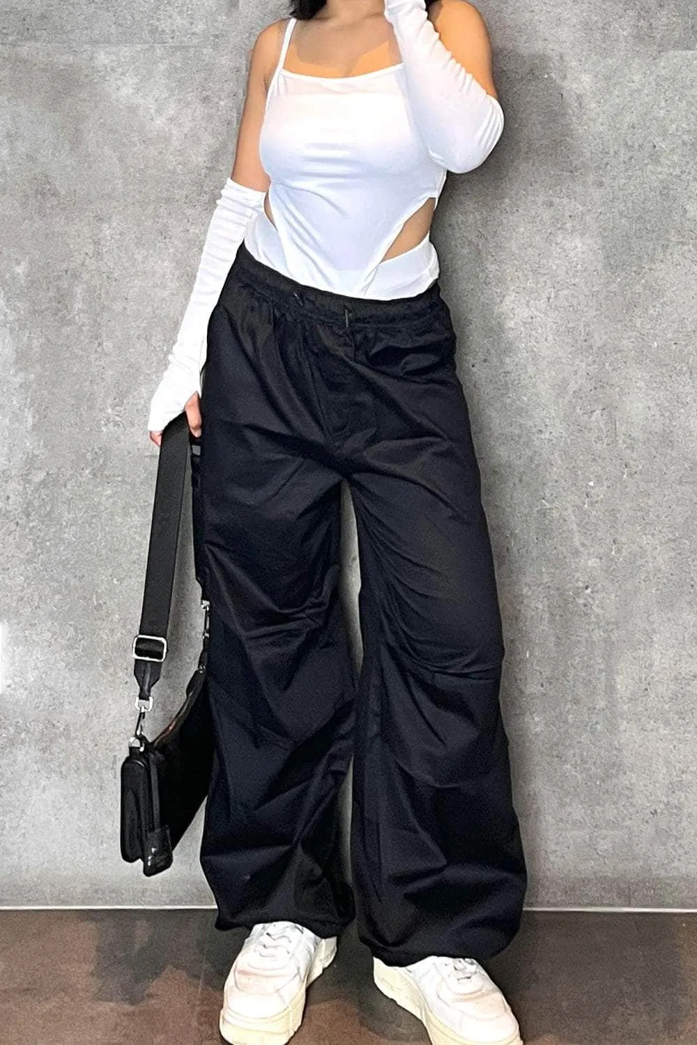 Black Destoy Utility Pants