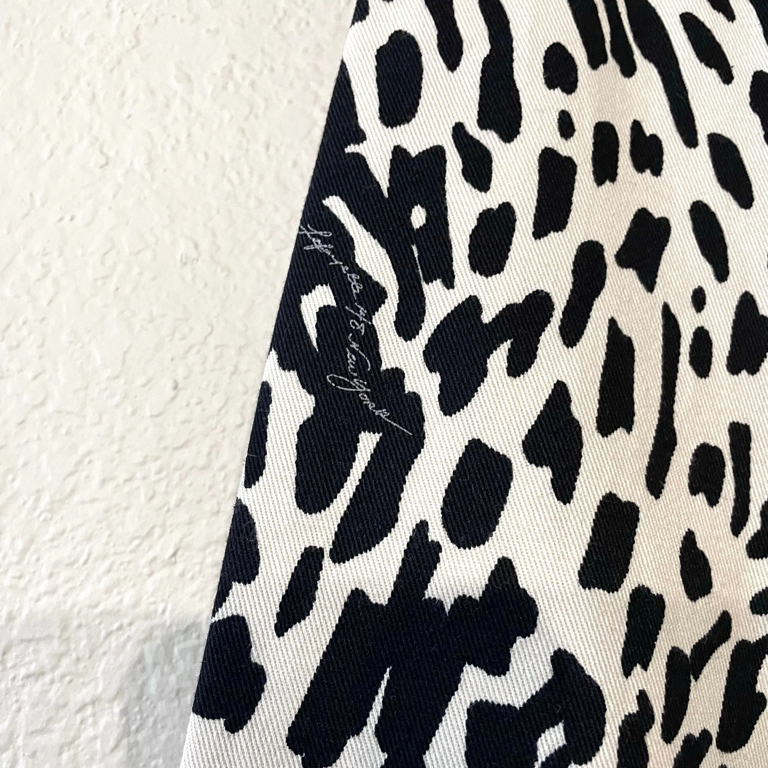 Cheetah Print Twill Pants