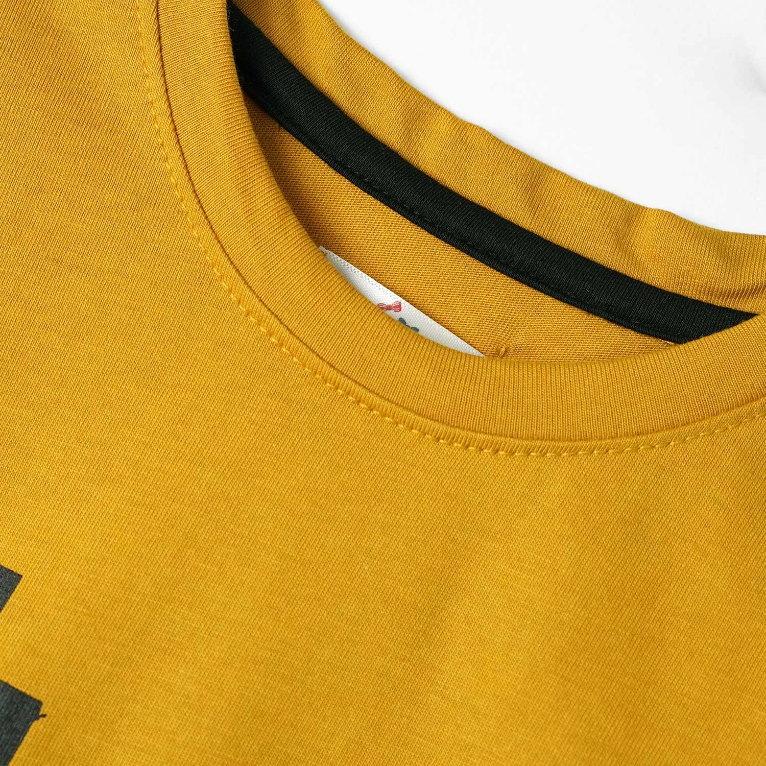 Kids Soft Cotton Graphic Yellow Suit