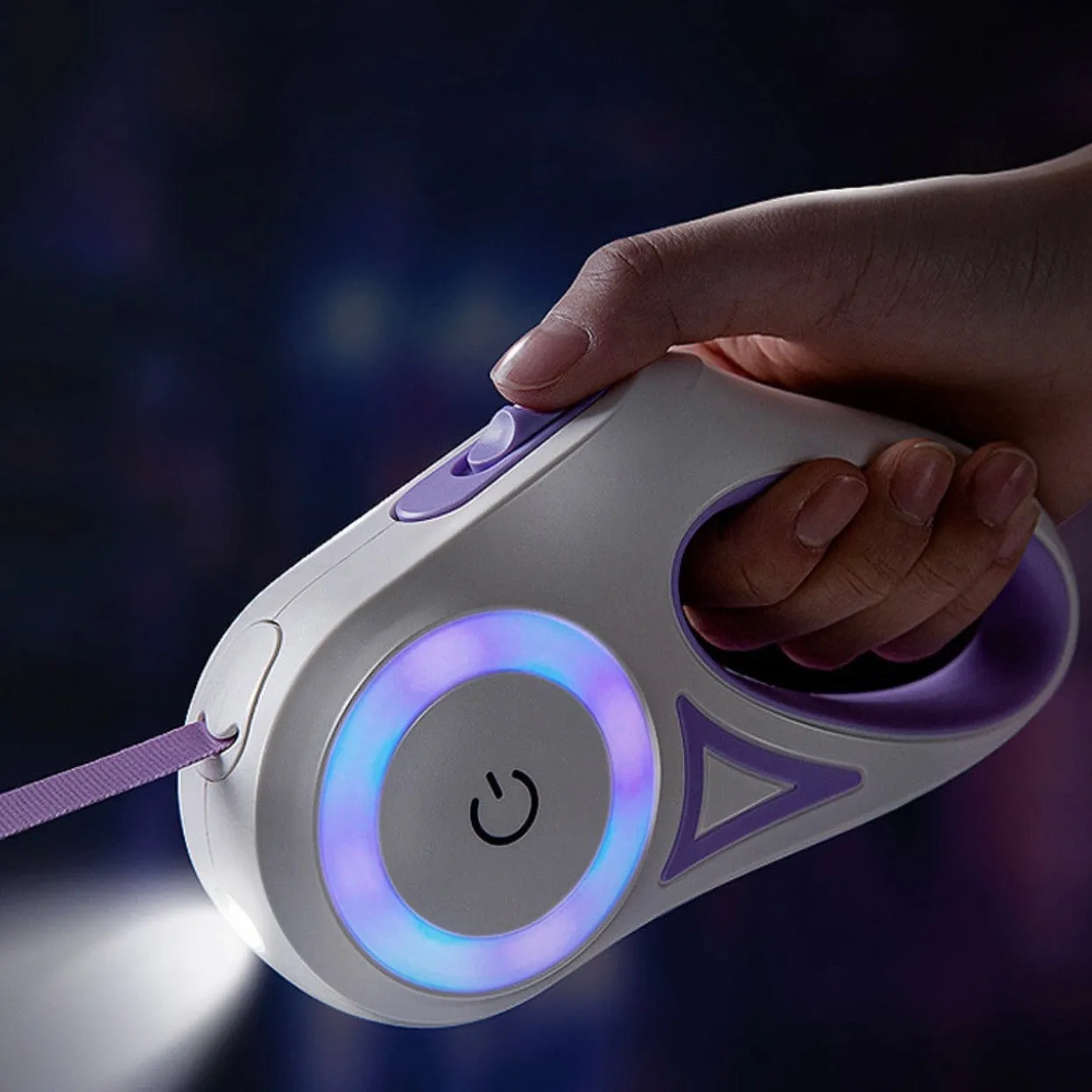 LED Light Retractable Dog Leash, 2 colors