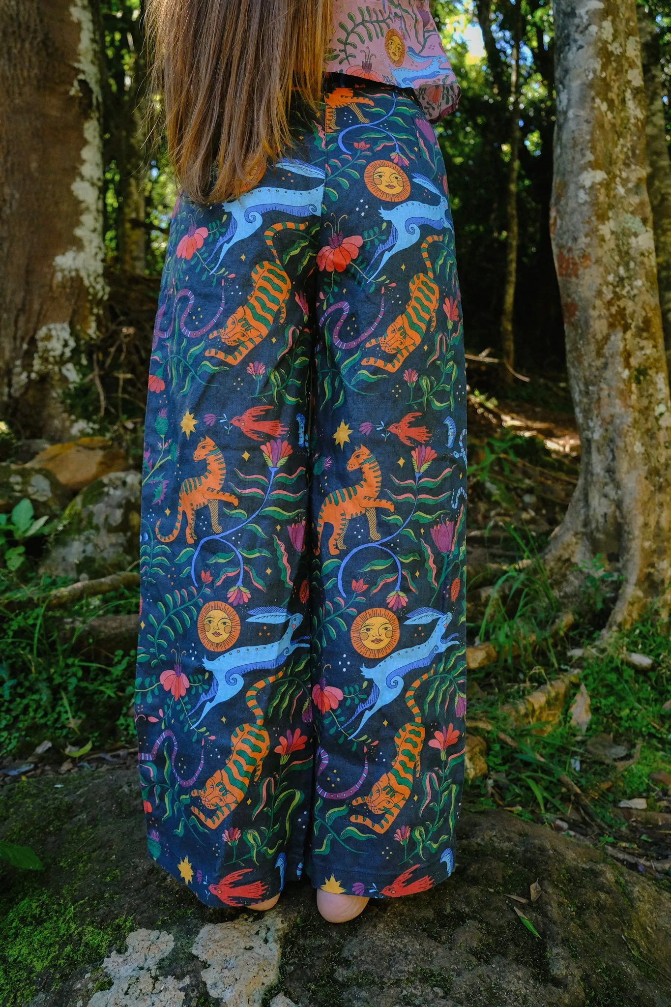 Linen Wide Leg - Winter Mythic - Midnight