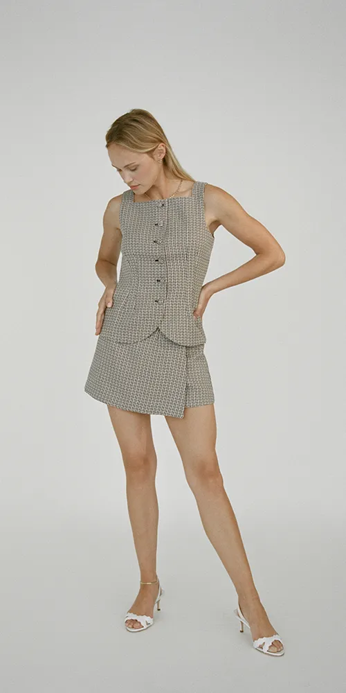 Luz Skirt Tweed