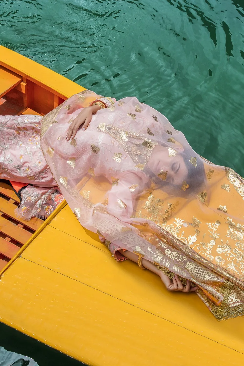 Nisa Hussain Luxury Lawn Collection '21 – NHL02-GOLDFINCH