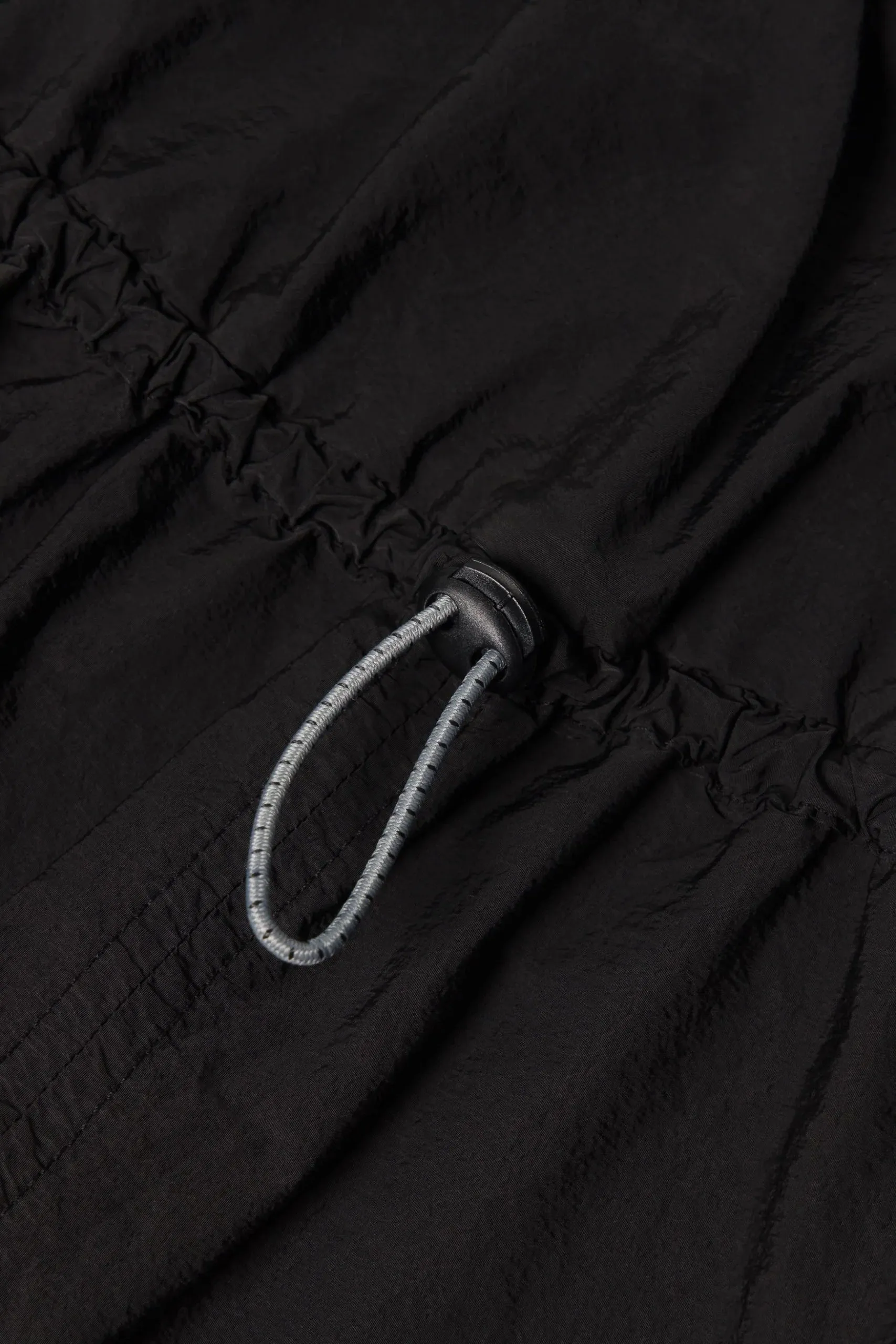 NYLON SNOW SKIRT / ARIES / BLACK
