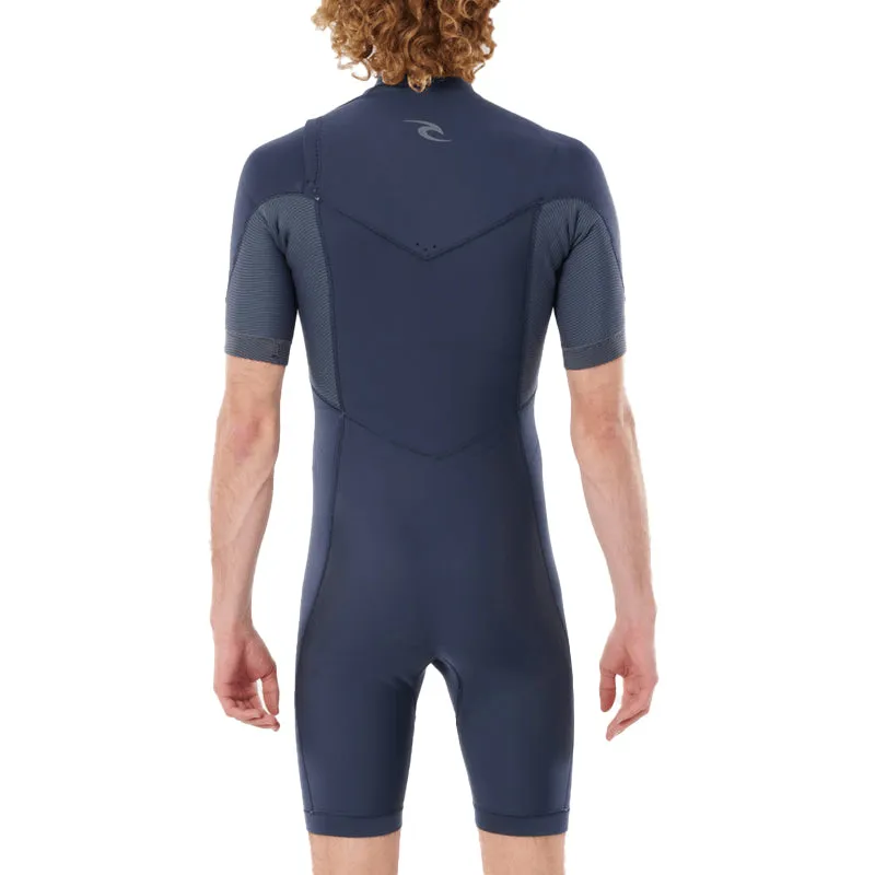 Rip Curl Dawn Patrol 2mm Short Sleeve Chest Zip Spring Wetsuit - 2021